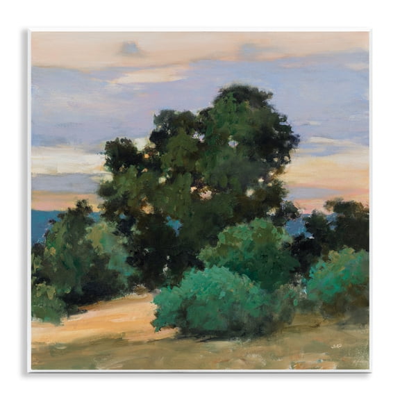 Stupell Industries Grove at Dusk Landscape Wall Plaque Art design by Julia Purinton, 12 x 12