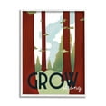 thumbnail image 1 of Stupell Industries Grow Strong Forest Trees Pines Landscape Motivational Phrase,11 x 14, Design by Daphne Polselli, 1 of 5