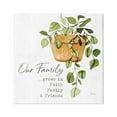 thumbnail image 1 of Stupell Industries Grows in Faith Family & Friends Inspirational Quote Green Plant, 36 x 36, Design by Marla Rae, 1 of 6