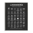 thumbnail image 1 of Stupell Industries Guía de Lavado de Ropa, Negro Bath & Laundry Painting Gray Framed Art Print Wall Art, 11 x 14, 1 of 2
