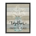 thumbnail image 1 of Stupell Industries Guests Feel At Home Jet Black Framed Floating Canvas Wall Art, 24x30, by Lettered and Lined, 1 of 5