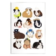 thumbnail image 1 of Stupell Industries Guinea Pigs Various Uniforms Animals & Insects Painting Unframed Art Print Wall Art, 10 x 15, 1 of 7
