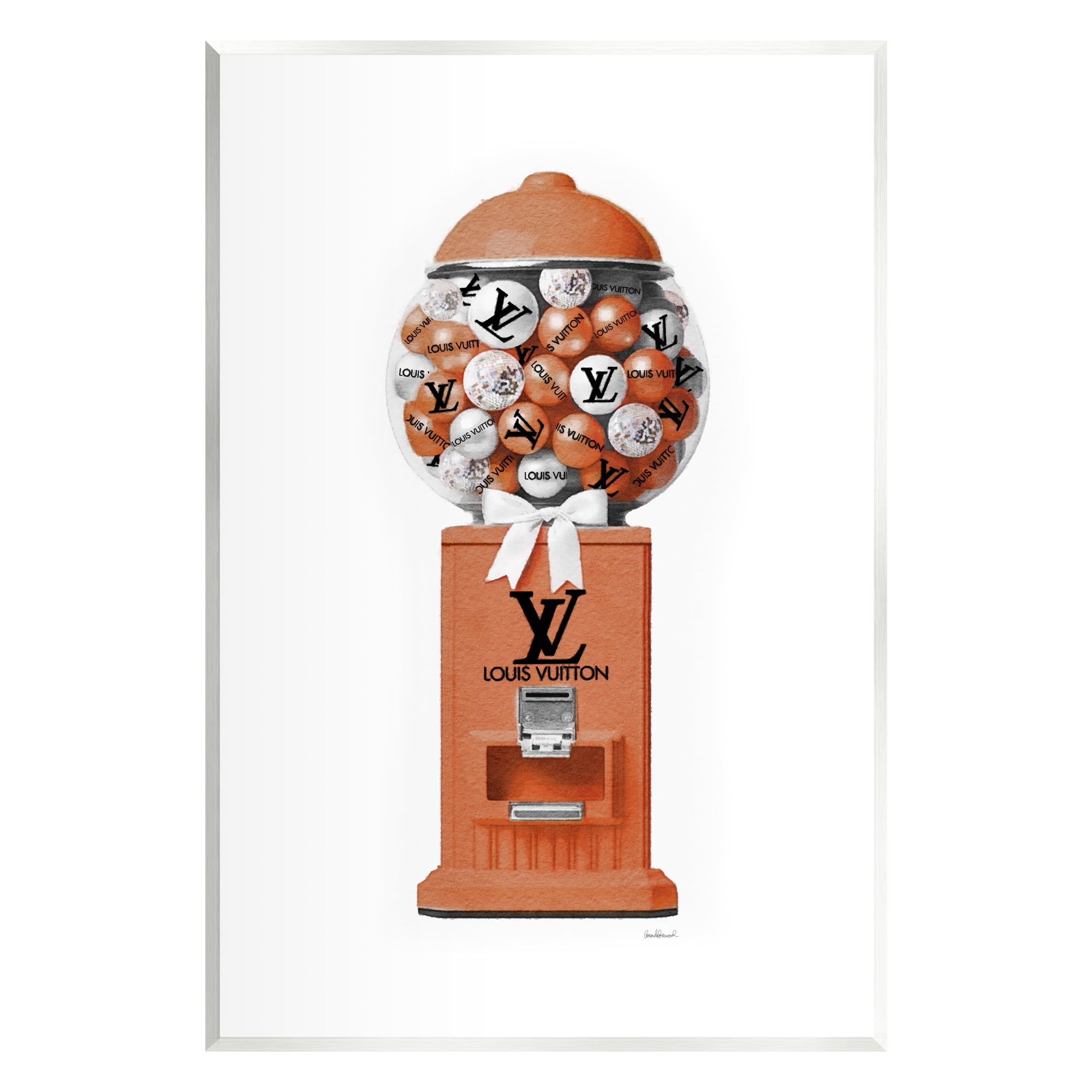 Stupell Industries Gumball Dispenser Glam Beauty & Fashion Painting Unframed Art Print Wall Art, 10 x 15