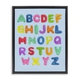 thumbnail image 1 of Stupell Industries Contemporary Gummy Candy Alphabet Black Floating Frame Canvas Art, 17 x 21, by LISH Creative, 1 of 8