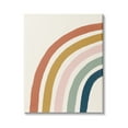 thumbnail image 1 of Stupell Industries Half Arch Children's Rainbow Boho Toned Stripes, 24 x 30,Design by Deborah Curiel, 1 of 7