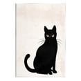 thumbnail image 1 of Stupell Industries Halloween Black Cat Silhouette Graphic Art Unframed Art Print Wall Art, Design by Jo Taylor, 1 of 6