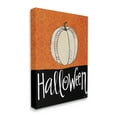 thumbnail image 1 of Stupell Industries Halloween Festive Holiday Greeting Patterned Pumpkin Gourd, 30 x 40, Designed by Katie Doucette, 1 of 6