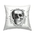 thumbnail image 1 of Stupell Industries Halloween Witch Spell Skull Phrase Square Decorative Printed Throw Pillow, 18 x 18,, 1 of 4