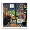 thumbnail image 1 of Stupell Industries Halloween Witches Autumn Moon Holiday Painting White Framed Art Print Wall Art, 1 of 7