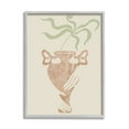 thumbnail image 1 of Stupell Industries Hands Holding Brown Vase Botanical Plants Design Framed Wall Art, 24 x 30, Design by Lil' Rue, 1 of 5