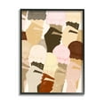 thumbnail image 1 of Stupell Industries Hands Holding Ice Cream Pattern Neutral Colors Food & Beverage Painting Black Framed Art Print Wall Art, 11 x 14, 1 of 7