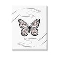 thumbnail image 1 of Stupell Industries Hands & Pink Butterfly Animals & Insects Painting Gallery Wrapped Canvas Art Print Wall Art, 16 x 20, 1 of 8
