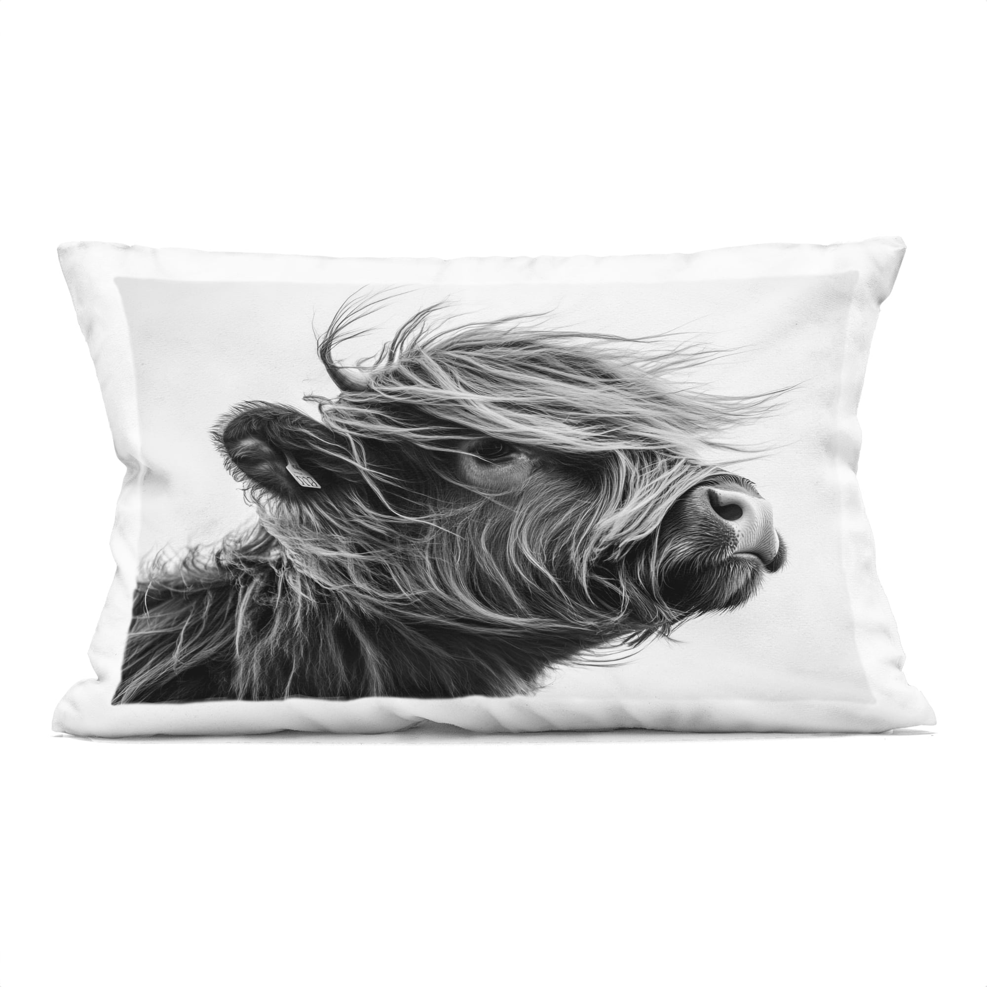 Stupell Industries Handsome Highland Portrait Decorative Printed Throw Pillow, design by Tina LeCour