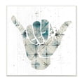 thumbnail image 1 of Stupell Industries Hang Loose Hand Sign Modern Abstract Pattern, 12 x 12,Design by Daphne Polselli, 1 of 5