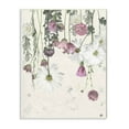 thumbnail image 1 of Stupell Industries Hanging White and Purple Flowers over Neutral Beige Design by Grace Popp, 1 of 5