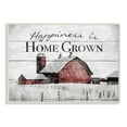 thumbnail image 1 of Stupell Industries Happiness Is Home Grown Farm Rustic Red Grey Word Design Wall Plaque by The Saturday Evening Post, 10" x 15", Wall Plaque, 1 of 6