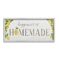 thumbnail image 1 of Stupell Industries Happiness Is Homemade Food & Beverage Painting Gray Framed Art Print Wall Art, 30 x 13, 1 of 9