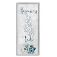 thumbnail image 1 of Stupell Industries Happiness is Long Soak in Tub Phrase Blue Coral, 10 x 24, Designed by Kim Allen, 1 of 7