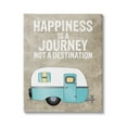 thumbnail image 1 of Stupell Industries Happiness is a Journey Inspirational Adventure Quote Canvas Wall Art, 24 x 30, Design by Amy Brinkman, 1 of 5