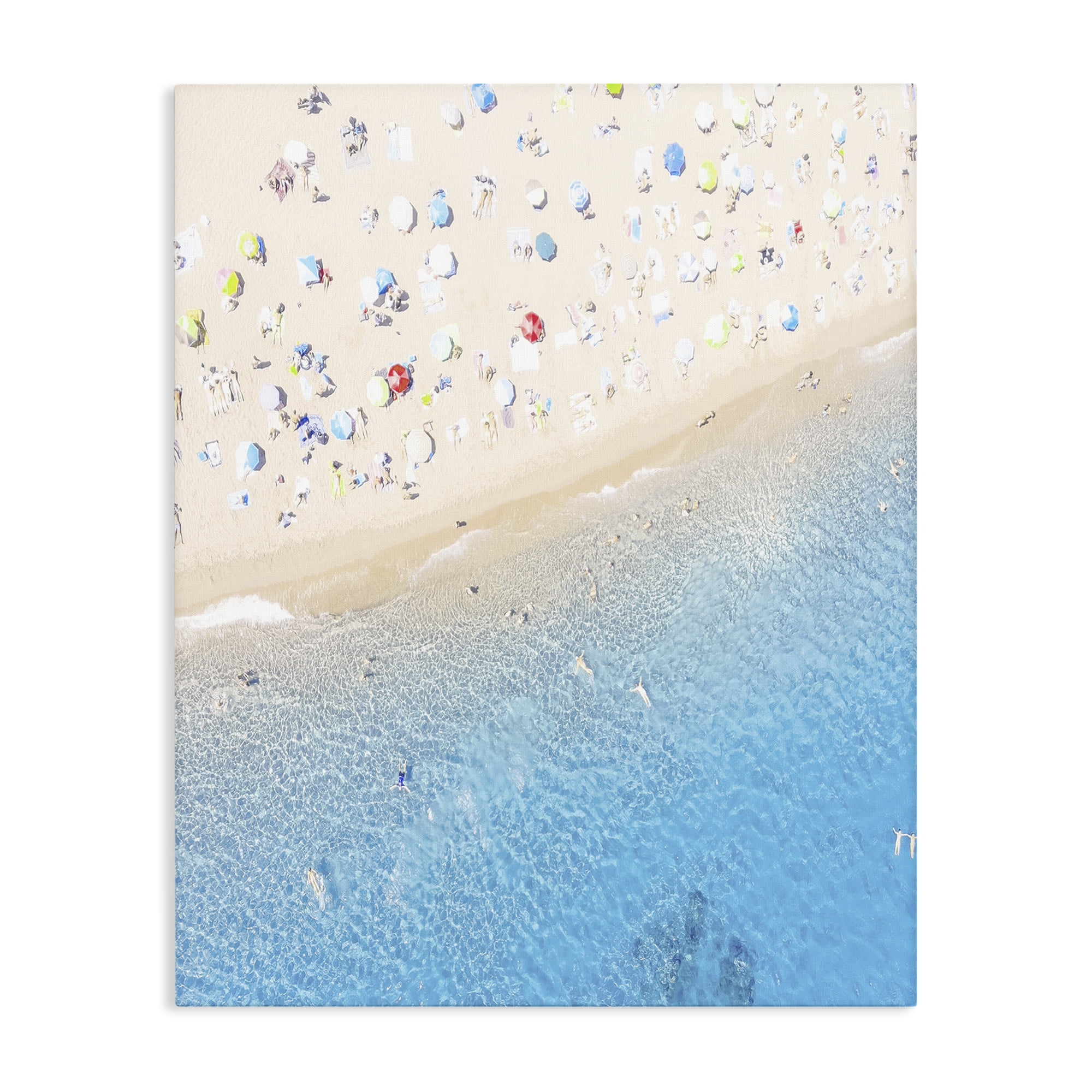 Stupell Industries Happy Beach in Summer Canvas Wall Art, design by Leah Straatsma