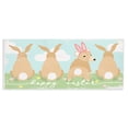 thumbnail image 1 of Happy Easter Sentiment Bunny Tails Funny Corgi Dog Wall Plaque Art, 17 x 7, By Lil' Rue, 1 of 6