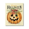 thumbnail image 1 of Stupell Industries Happy Halloween Jack-o-Lantern Holiday Painting Gallery Wrapped Canvas Print Wall Art, 1 of 5