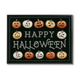 thumbnail image 1 of Stupell Industries Happy Halloween Jack-o-Lanterns Graphic Art Black Framed Art Print Wall Art, Design by Elizabeth Tyndall, 1 of 7