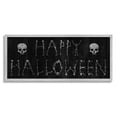 thumbnail image 1 of Stupell Industries Happy Halloween Skeleton Letters Graphic Art Gray Framed Art Print Wall Art, Design by Lil' Rue, 1 of 7