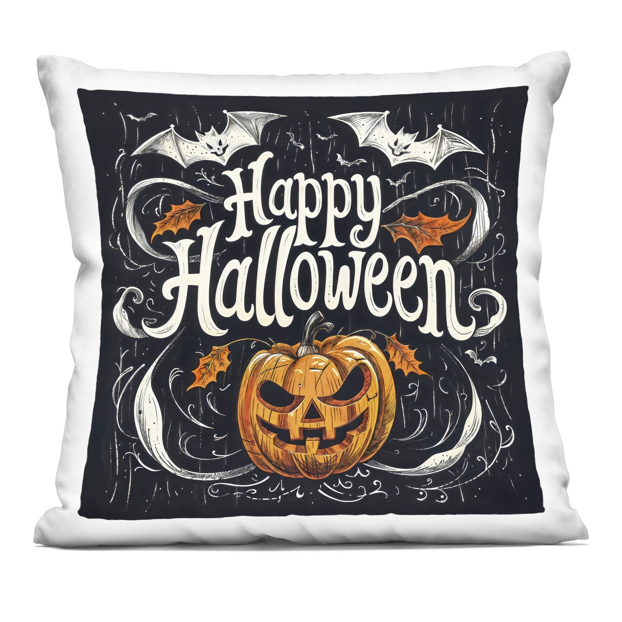 Stupell Industries Happy Halloween Traditions Decorative Printed Throw Pillow, design by Creative Studio