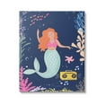 thumbnail image 1 of Stupell Industries Happy Mermaid Dancing Boombox Graphic Art Gallery Wrapped Canvas Print Wall Art, Design by Nikita Jariwala, 1 of 7