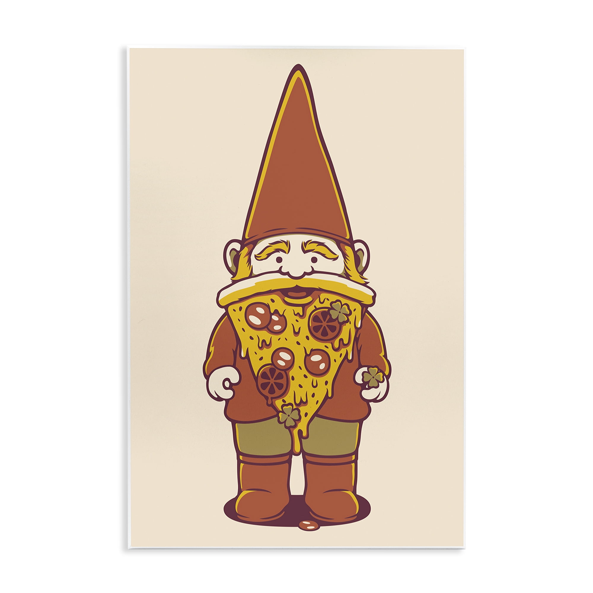 Stupell Industries Happy Pizza Gnome Wall Plaque Art, design by Tobe Fonseca