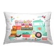 thumbnail image 1 of Stupell Industries Happy Place Flower Truck Decorative Printed Throw Pillow Design by Irene Chan., 1 of 6