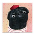 thumbnail image 1 of Stupell Industries Happy Pug In Paris Animals Painting Unframed Art Print Wall Art, 12 x 12, 1 of 8