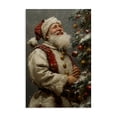 thumbnail image 1 of Stupell Industries Victorian Happy Santa & Tree Canvas Art, 16 x 24, by Imagine It Images, 1 of 8