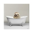 thumbnail image 1 of Stupell Industries Happy Sloth in Bathtub Animals & Insects Painting Gallery Wrapped Canvas Art Print Wall Art, 17 x 17, 1 of 8