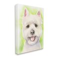 thumbnail image 1 of Stupell Industries Happy Smiling Westie Pet Dog In Grass Canvas Wall Art, 24 x 30, Design by George Dyachenko, 1 of 5