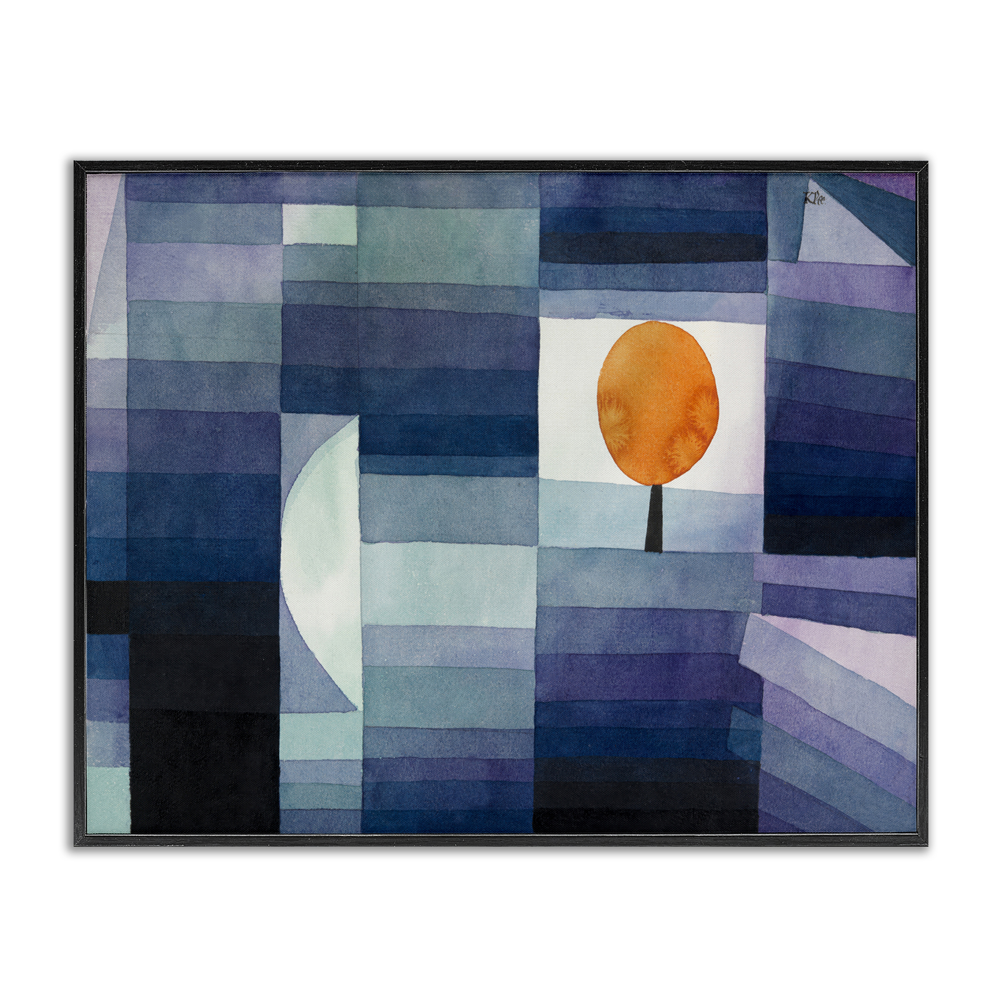 Stupell Industries Harbinger Of Autumn Classic Abstract Painting Black Framed Art Print Wall Art, 20 x 16