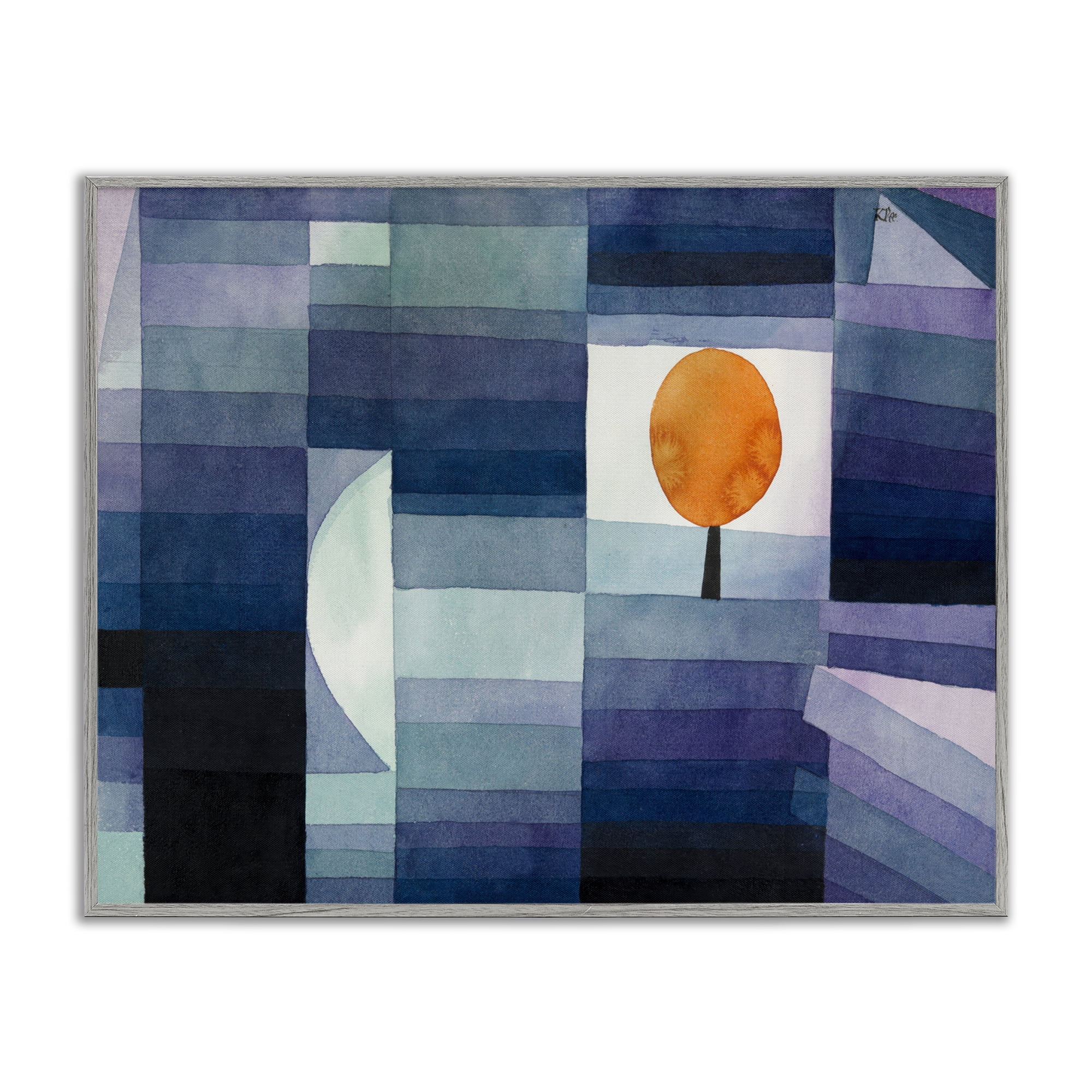 Stupell Industries Harbinger Of Autumn Classic Abstract Painting Gray Framed Art Print Wall Art, 14 x 11