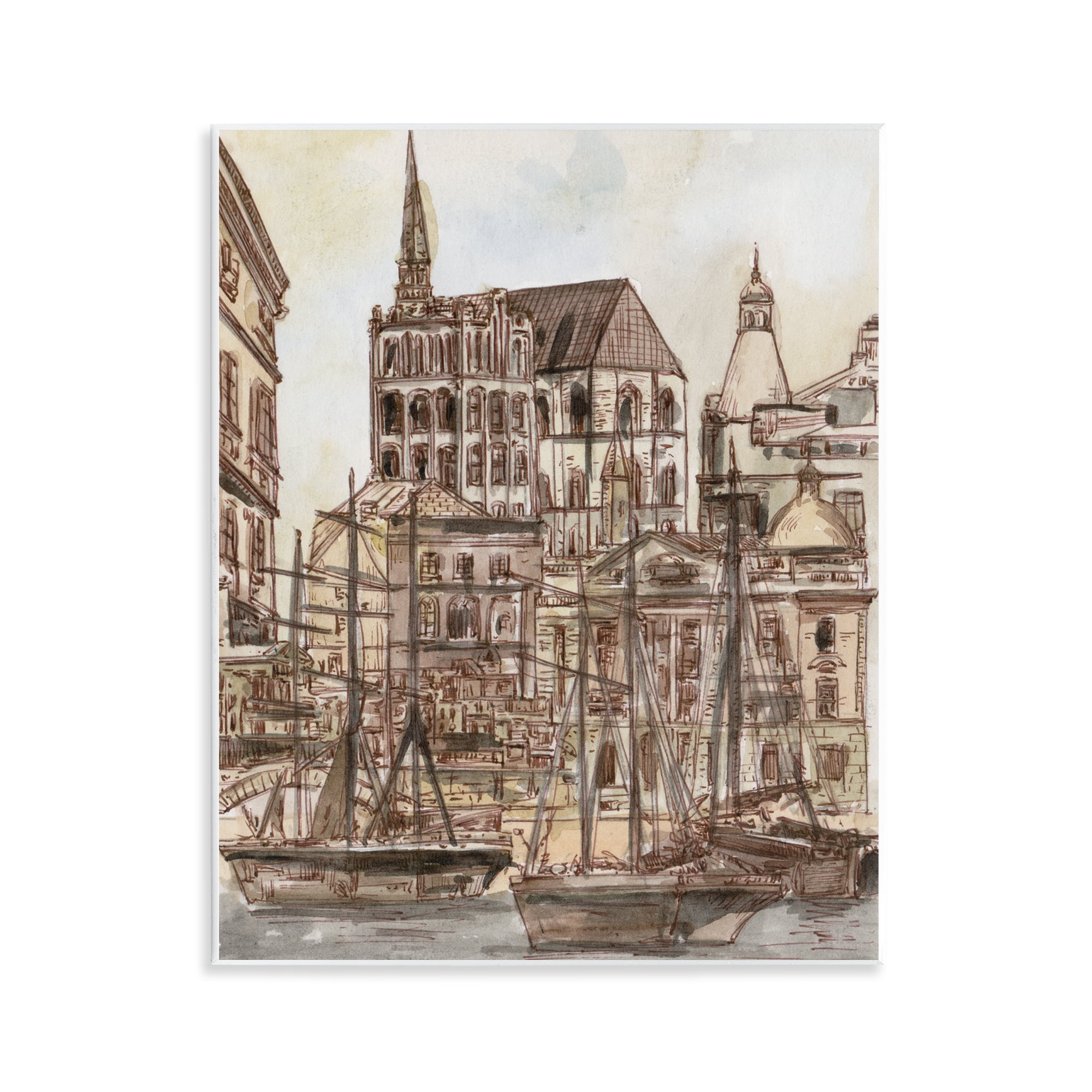 Stupell Industries Harbor of Salted Remnants Wall Plaque Art, design by Melissa Wang