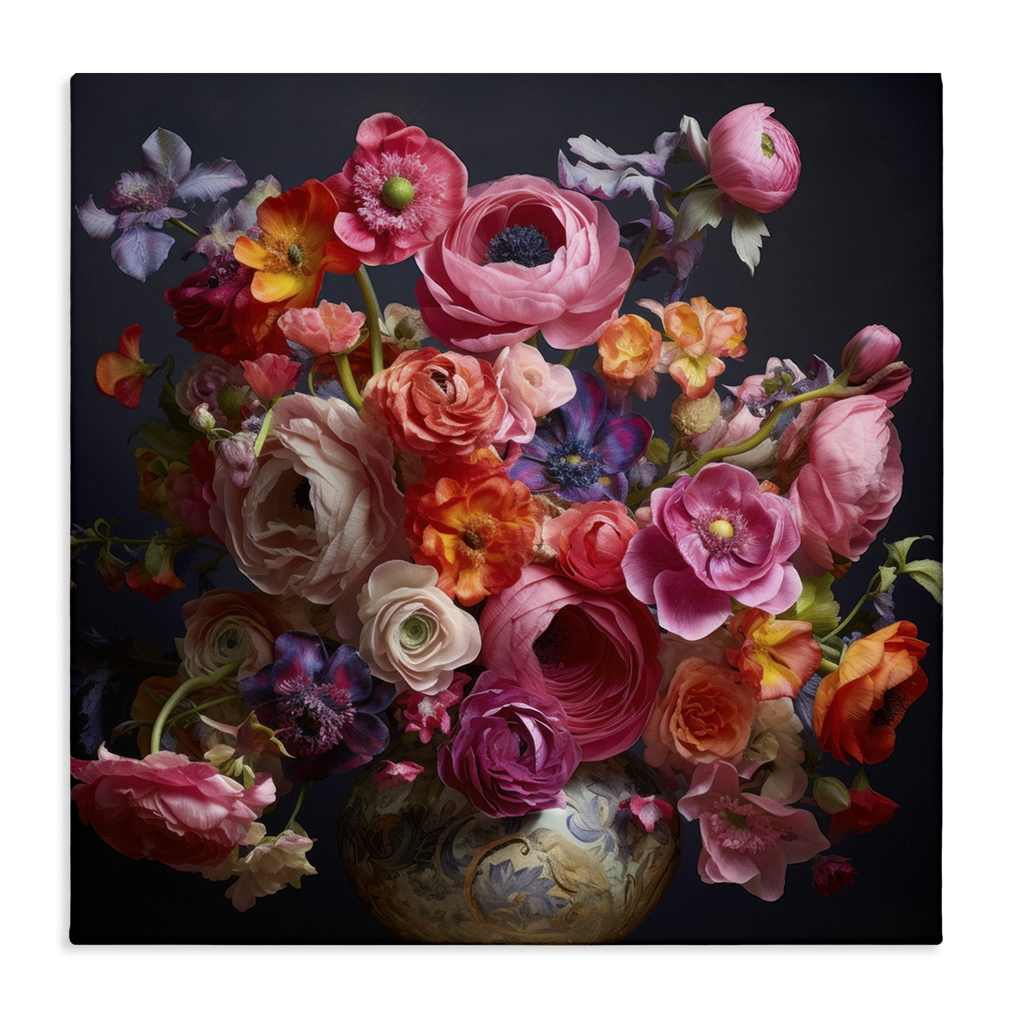 Stupell Industries Harmonious Composition of Florals Canvas Wall Art, design by Lazar Studio