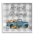 thumbnail image 1 of Stupell Industries Harvest Blessings Fall Pumpkin Truck Graphic Art White Framed Art Print Wall Art, Design by Nan, 1 of 7