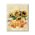 thumbnail image 1 of Stupell Industries Harvest Pumpkin Sunflowers Red Orange Fall Leaves, 16 x 20,Design by Ziwei Li, 1 of 5