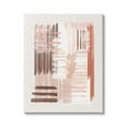 thumbnail image 1 of Stupell Industries Hatched Pink & Brown Composition Abstract Painting Gallery Wrapped Canvas Print Wall Art, 30 x 40, 1 of 7