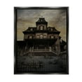 thumbnail image 1 of Stupell Industries Haunted House Landscape Nature Painting Black Floater Framed Art Print Wall Art, 17 x 21, 1 of 9