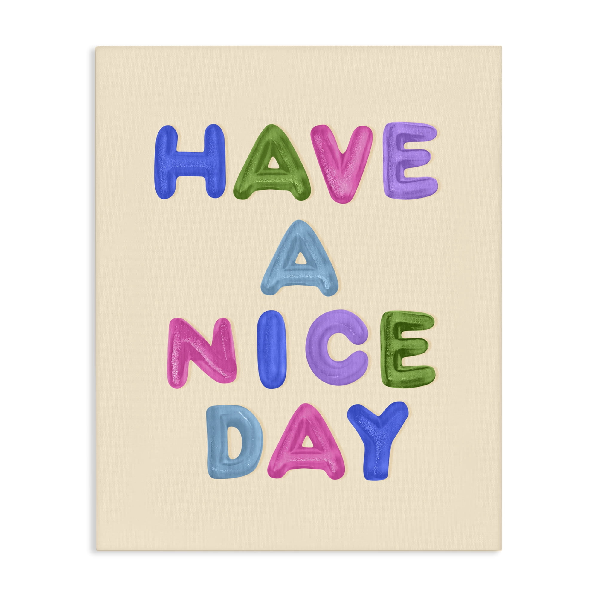 Stupell Industries Have a Nice Day Gummies Canvas Wall Art, design by LISH Creative