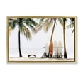 thumbnail image 1 of Stupell Industries Hawaii Surfing View Nautical & Beach Photography Gold Floater Framed Canvas Art Print Wall Art, 25 x 17, 1 of 10
