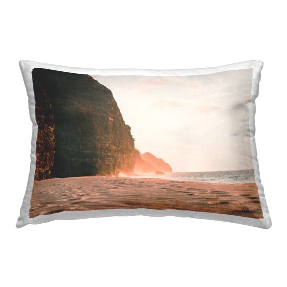 Stupell Industries Hawaiian Glow Shoreline Decorative Printed Throw Pillow Design by Max Blakesberg Studios.