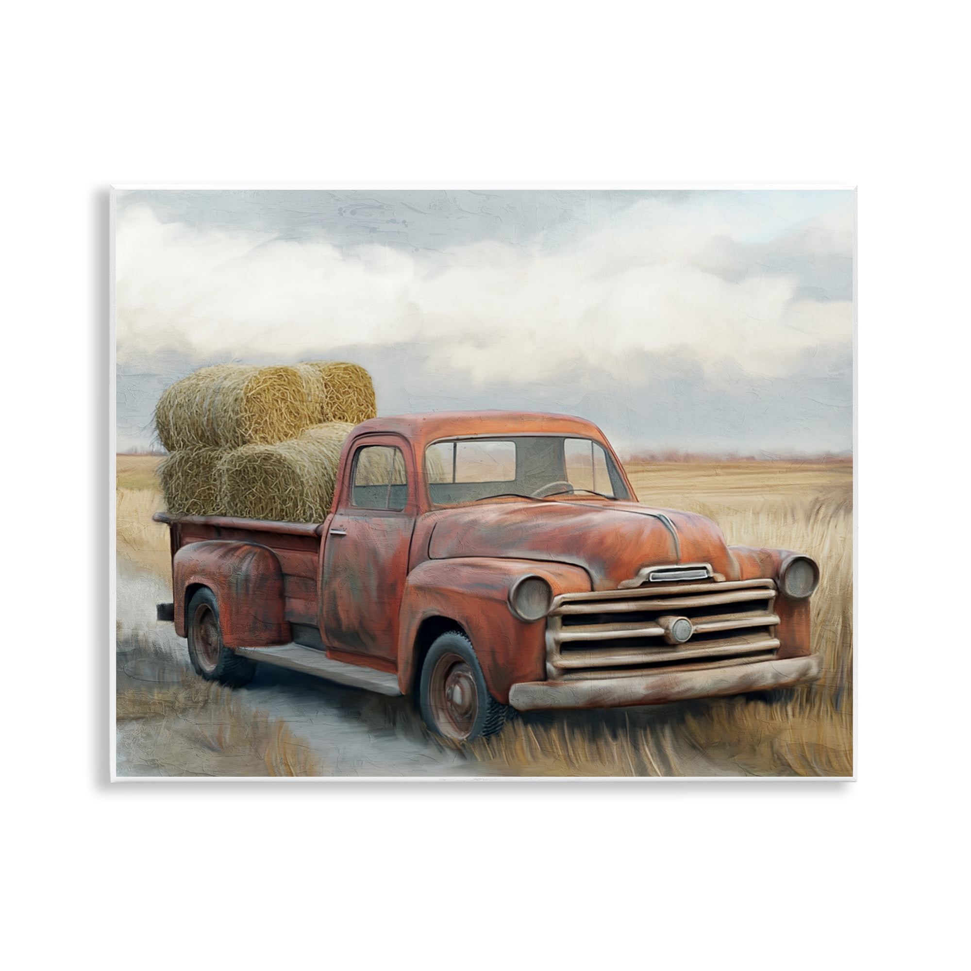 Stupell Industries Hay Time Farm Truck Load Wall Plaque Art, design by Kim Allen