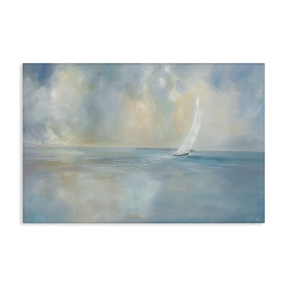 Stupell Industries Heading Out Sailboat Canvas Wall Art design by Joanne Parent, 20 x 30