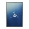 thumbnail image 1 of Stupell Industries Heads Up Shark Animals Photography Gray Framed Art Print Wall Art, 12 x 18, 1 of 2